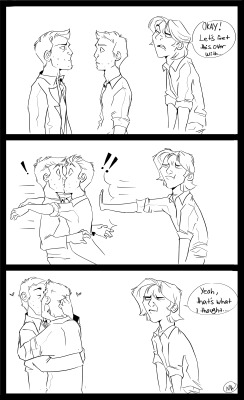 missartsy:Short Destiel comic ;*