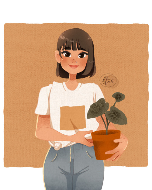#Plantober day 10: Your plant and you “My colocasia” :3Support Me on Ko-fi Commissions info 