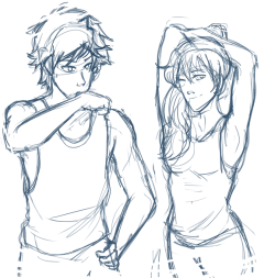 chilopawbi:  sketchy workout arkos 1/? based off of this i drew forever ago 