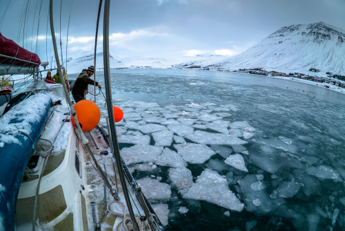 Not every commute is by car. In the West Fjords of Iceland, some surf is only accessible by other me