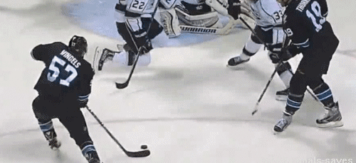 fuckyeahjonathanquick:  allaboutthosekings:  “And then there’s the style of Jonathan Quick…He’s pretty much brought a floor-hockey version to the ice, constantly scrambling from one post to the other on his knees. ‘He’s literally created another