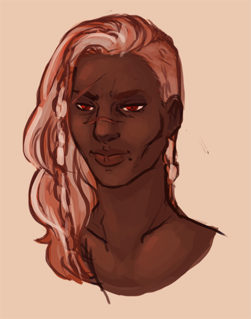 some sketches of Storm’s mother, a Hellsguard Roegadyn and member of the Crimson Duellists. Sh