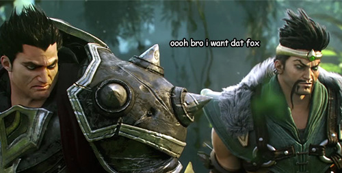 generaldarius:  // draven shrugs during this scene it amuses me so