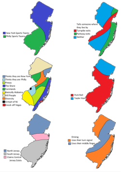 mapsontheweb:  6 ways to divide New Jersey.