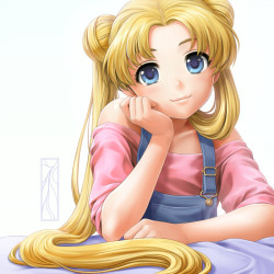 girlsofmoonlight:  Sailor Moon by Kotikomori  <3