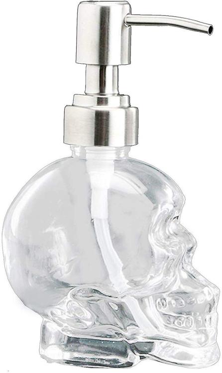 Skull Soap Dispenser - get it here☠️ Best blog for dark fashion and lifestyle ☠️