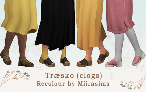 miirasims:miirasims:Træsko So in danish we call these shoes ‘Træsko’, which 