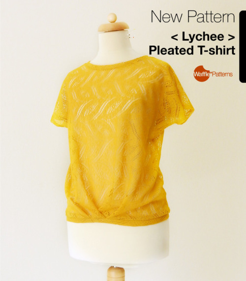 新作パターンのお知らせ　プリーツTシャツ
プリーツTシャツ -Lychee-...