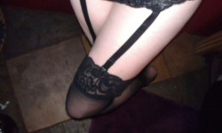 alinabrina:  I’m a garter girl  Garters are always sexy!