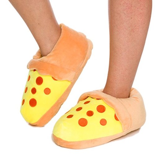  Silver Lilly Novelty Slippers - Plush Pizza Slice Food Slippers Where to buy and Price:    $16.99 