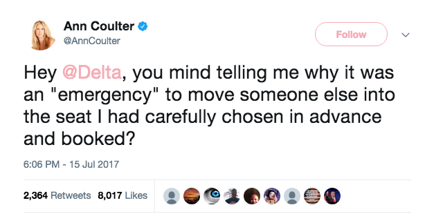 bob-belcher: thechanelmuse: She went on a rant for two days. Delta got her ass together