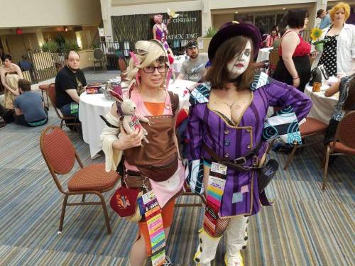 Didn&rsquo;t get many pictures this year at con. I was the Mad Moxxi with the badge ribbons. I was a