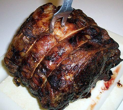 Linda’s Standing Rib Roast, #Brown, #Coleslaw, #Garlic, #Glazed, #Kitchen, #Meal, #Rib, #Roast