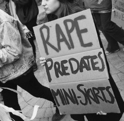 eyecrow: pacific-monkeys:  Best protest signs part III  RAPE PRE-DATES MINI SKIRTS!!!!!!!!!!!!! 