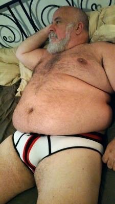 jpmbearinunderwear:  Please give  credit for this pic of me.  Thanks jpmbearinunderwear 