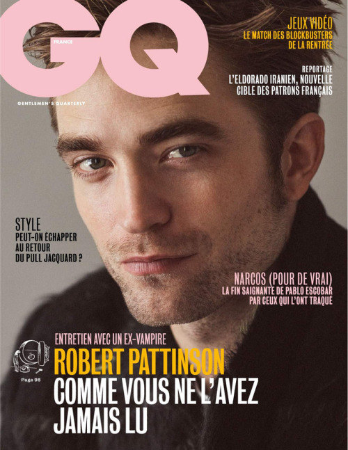 Robert Pattinson photographed by Cédric Bihr (GQ France, October 2017).