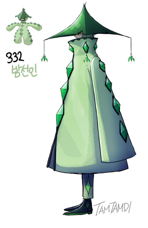 tamtamdi:Pokemon Gijinka331.Cacnea332.Cacturne