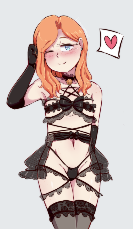 peonymami: @lolicyanide with his cute bat lingerie ;0 I’m back babies, I’m glad this hiatus was very
