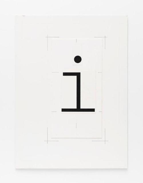 Josef Müller-Brockmann, type design Monospace-Alphabet for Olivetti Typewriter, 1970. Via Museu