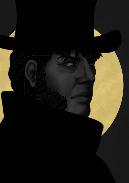 flemmart:painting practice with dear inspector javert