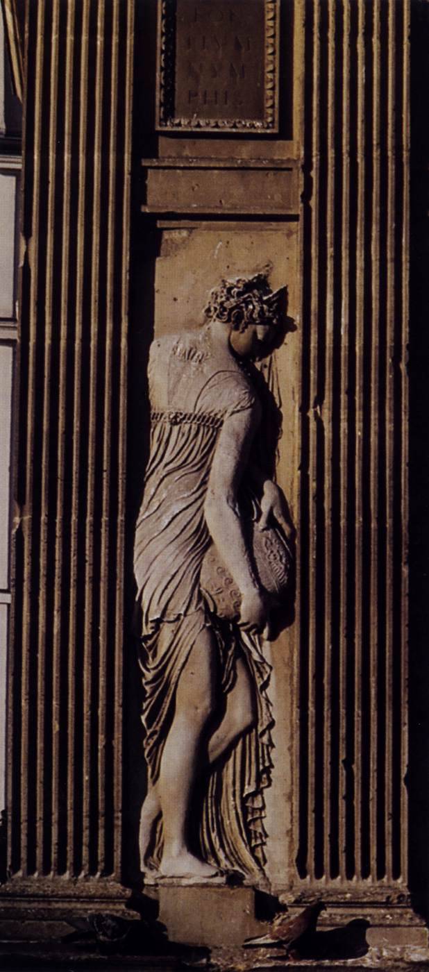 centuriespast:    GOUJON, JeanNymphs (detail)1547-49MarbleMusée du Louvre, Paris