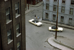secretcinema1: Two White Cars, Quebec City,