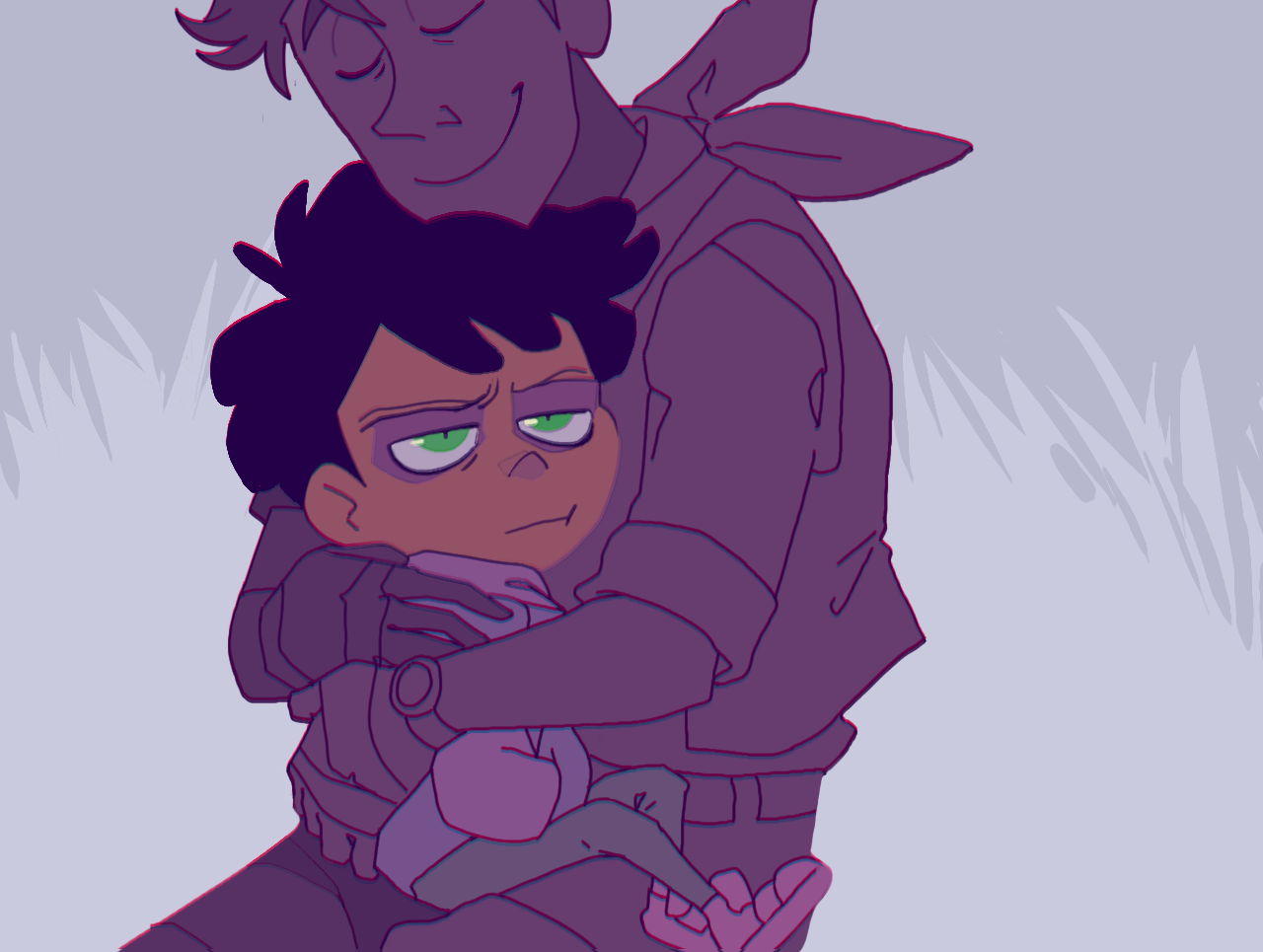 grey-aria:  I think I like David and Max with a Big bro/ little bro dynamic, or even