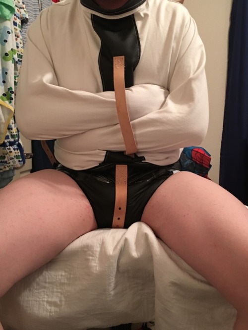 Lots of fun at Daddys this past weekend. This was my first time in a straight-jacket. And the black 