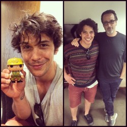 DAY FIFTY-EIGHT. Was fun catching up with the ever-charming @wildpipm (seen x2 on the left)! #the100