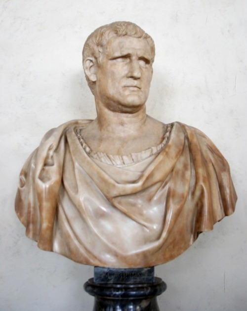 myglyptothek:Portrait of Agrippa. Augustan era. 27 BC - 14 AD. Greek marble. Uffizi Gallery, Florenc