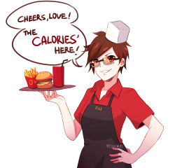 colonelyobo:  supershrimpcakes:  Tracer working