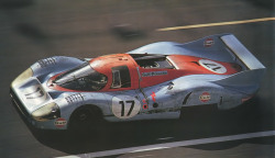 Jacqalan:   Jo Siffert - Derek Bell. Porsche 917Lh. Le Mans 1971. 