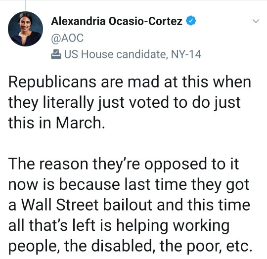 theeforvendetta:alwaysbewoke:Come after AOC at your own risk    