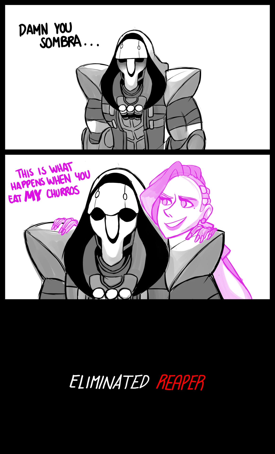 OVERWATCH COMIC! FT SOMBRA AND REAPER!