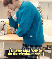 sefuns:Baby Hyun being adorbs // 161203 SM Super Celeb League