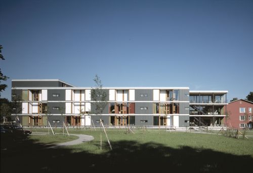 Zulauf &amp; Schmidlin - Regional care center, Baden 2002. Photos &copy; Reinhard Zimmermann.