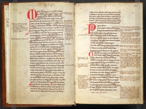 jothelibrarian: Pretty medieval manuscript of the day is the inside of the same manuscript we looked