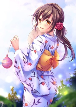 riyoha (nekogata spica) yukata | #382301 | yande.re