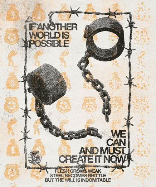 fuckyeahanarchistposters:“If another world is possible, we can and must create it now”Graphic by @ca