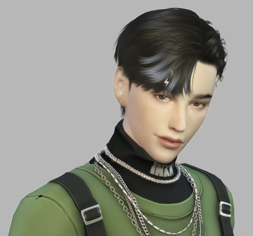 ginko0613: hair WIP clothing by@becky-simsnew male topXD