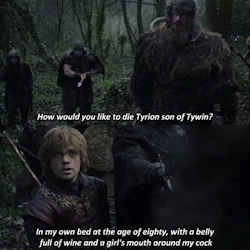 oregon-hippie-nerd:  Tyrion Lannister= Best Character EVER!!! XD  