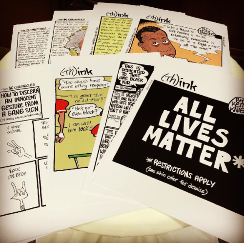 thingstolovefor: Keith Knight amazing cartoonist and social justice advocate who uses his art to add