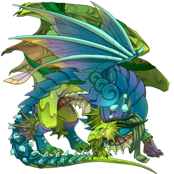 April 30, 2022:Green Secondary, Guardian, Slime. Slimecicle of CalicoKitty’s clan!