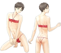 ereri-is-in-the-air:                    Original:  ❀  by  よしの  [with permission from artist to repost their artwork] ~ [Do not repost without artist’s permission] Please do not edit or remove the source :)                    