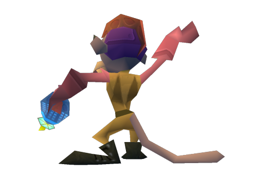 spyro:  yotd - early protoytpe agent 9a recreation i made of the earliest known model of agent 