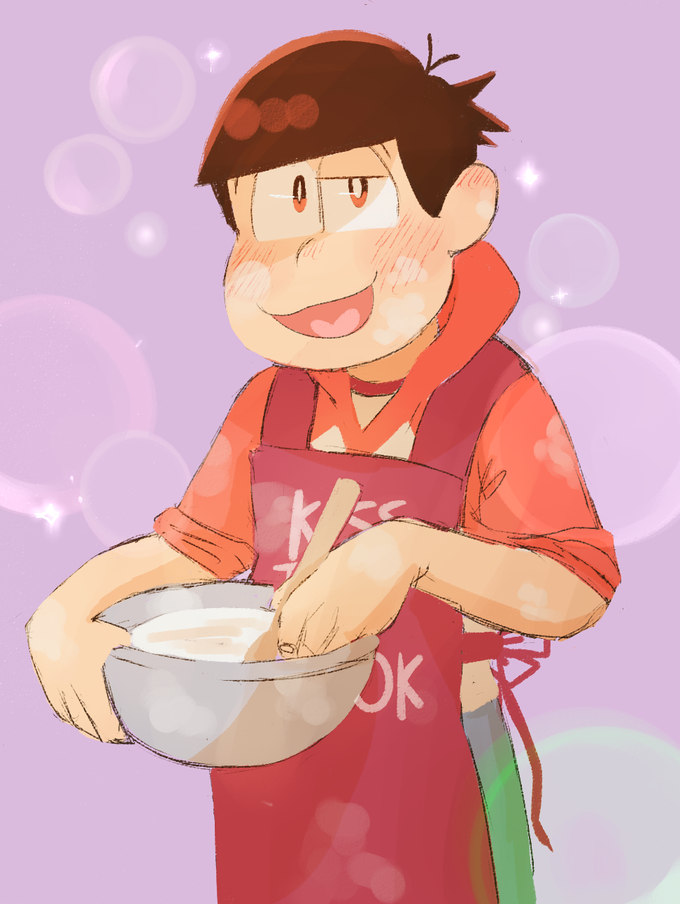 weekly-osomatsus:  “Oh ! Welcome home honey, I’ve been cooking dinner for us…