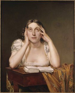 somanyhumanbeings:  Constant Desbordes, Portrait de Marcelline Desbordes Valmore 