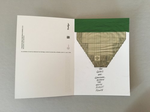 Berlin Winter is a series of collage notations printed in the form of a tourist postcard book by Abe