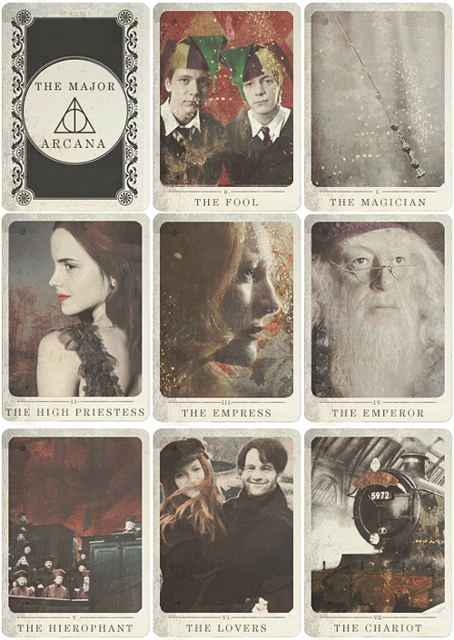 ophelies:  harry potter + the major arcana // insp. 