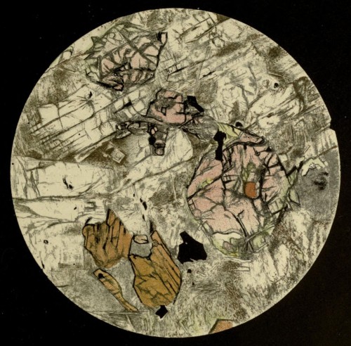 clawmarks:British petrography - 1888 - via Internet ArchiveOooh, sketched thin sections for #thinsec